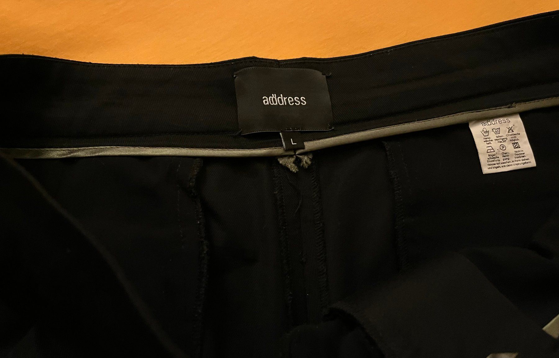 Pantaloni: Pantalons marque Address Berlin - Taille L – Usato da Genève venduto da Donnet2 7