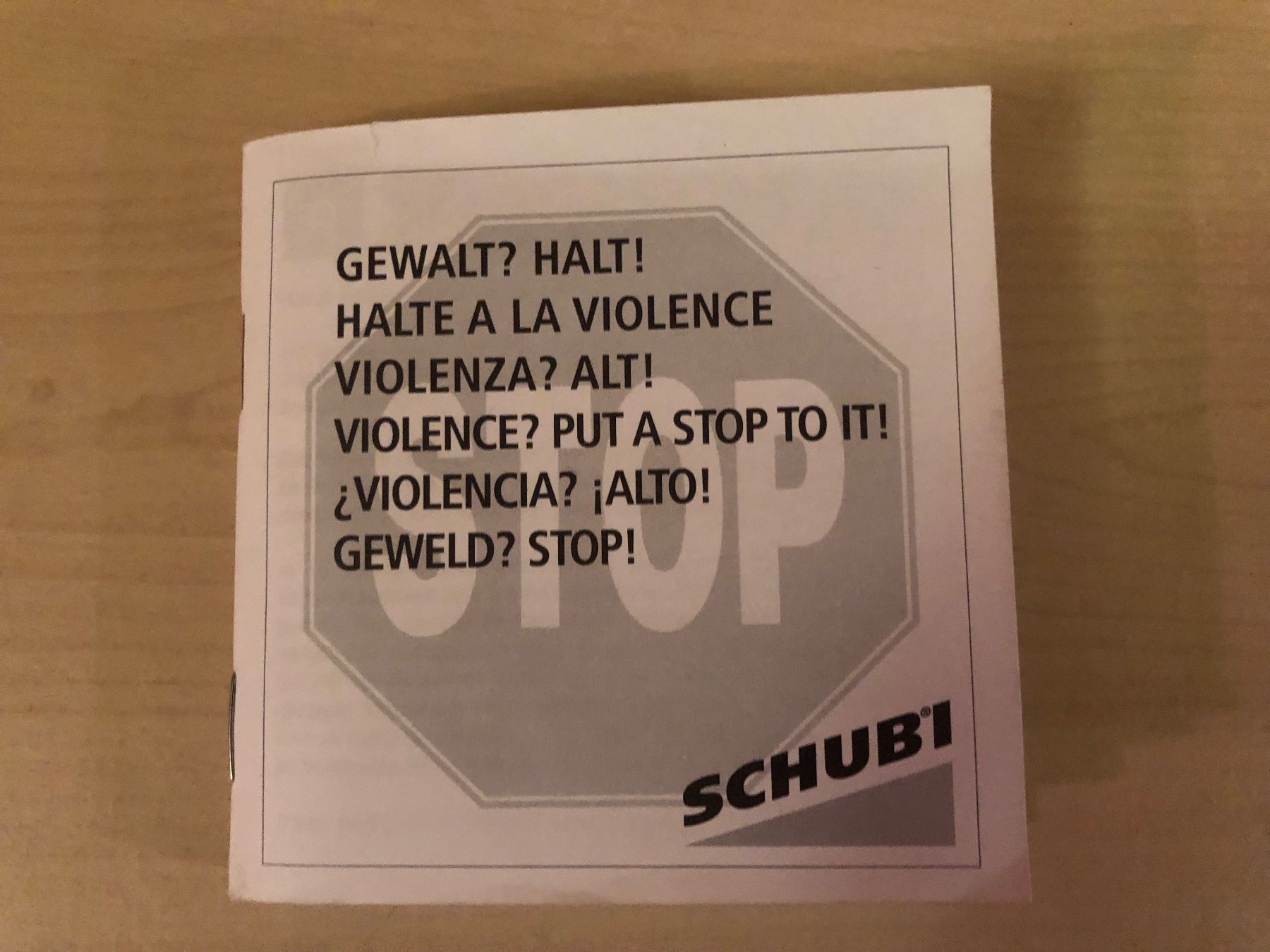 Schubi Lernmedien Giochi: SCHUBI-Bilderbox / Gewalt? Halt! – Usato da Rümligen venduto da Sibill 5