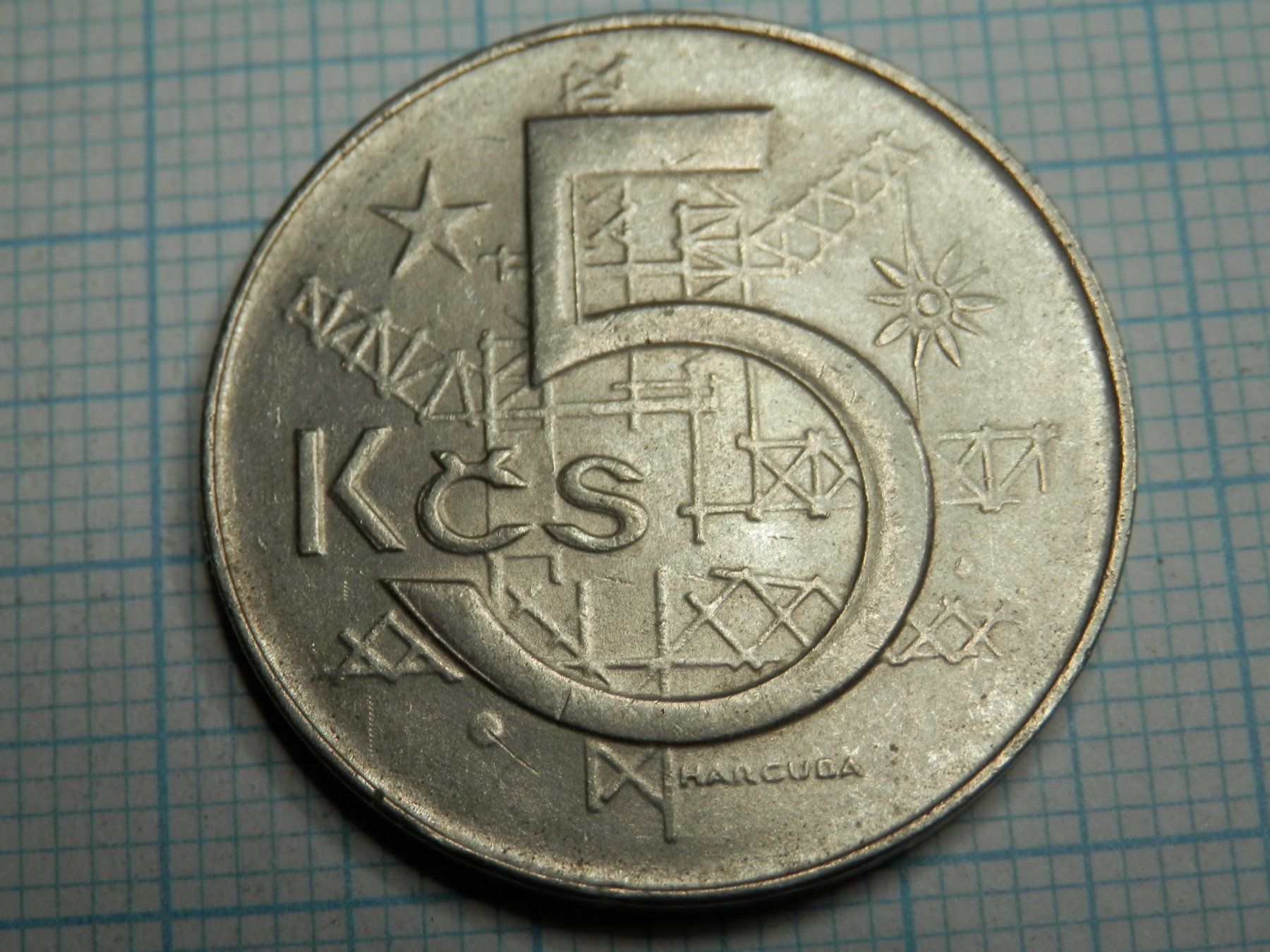 Tutti le monete: Tschechoslowakei 5 Kronen, 1990 – Usato da Weiach venduto da weiach81 1