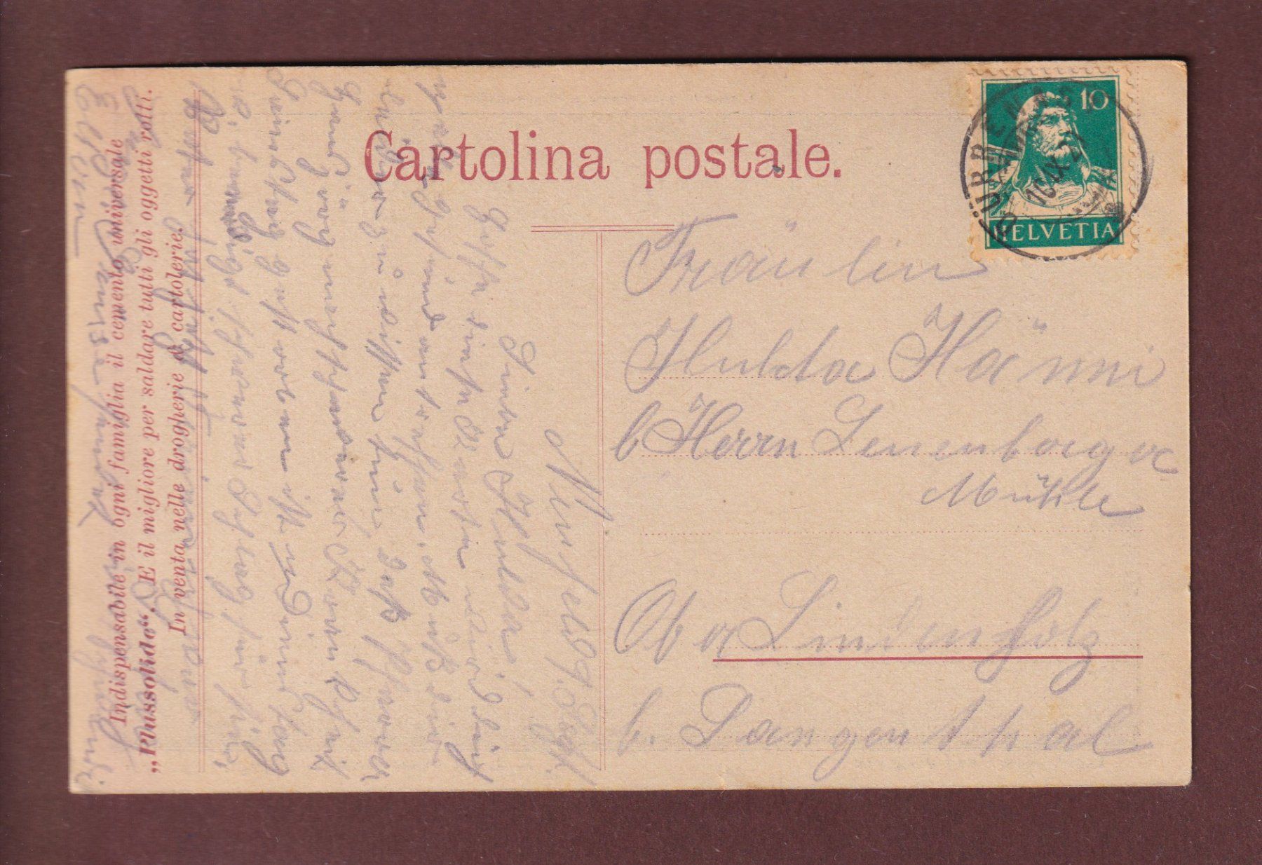 Cartoline postali: EIGER - MÖNCH - JUNGFRAU - 1929 – Usato da Pully venduto da nicecards 1