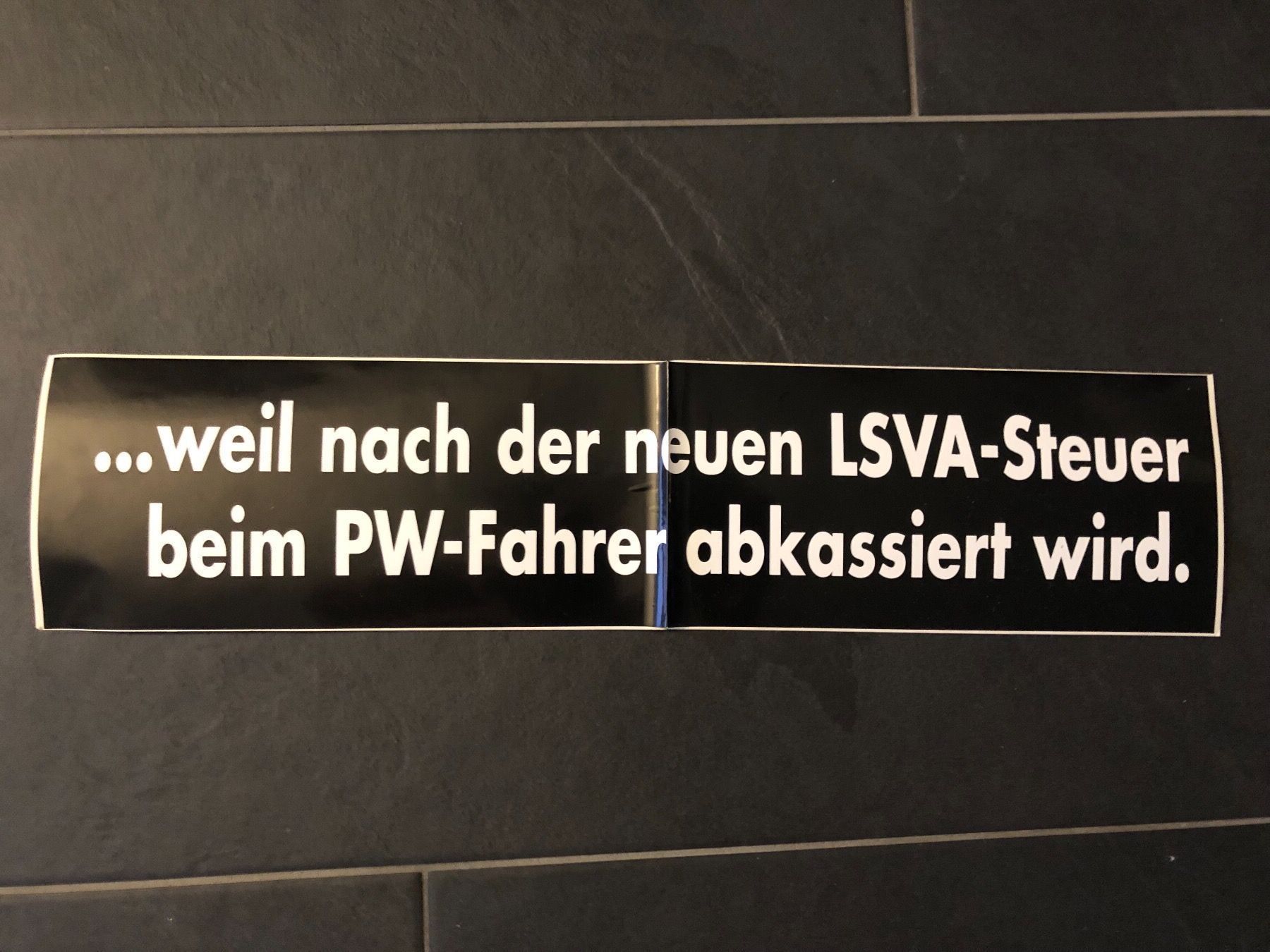 Sticker: Abziehbild, Sticker der LSVA-Steuer – Usato da Winterthur venduto da mamba2021
