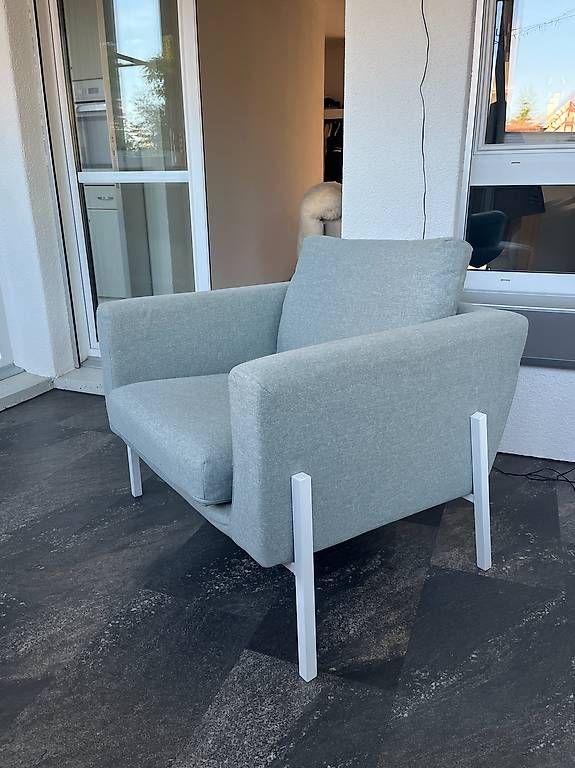 Poltrone: Sessel hellgrau - pastelltürkis - hellblau, wenig gebraucht – Usato da Langwiesen venduto da vivian-w 1