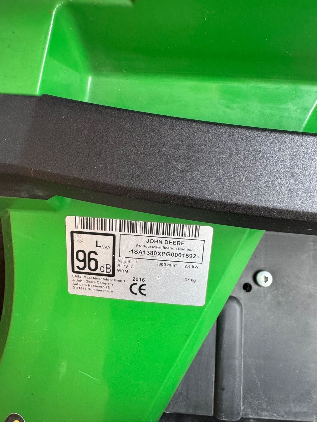 John Deere Tagliaerba: Rasenmäher John Deere R 47V – Usato da Zäziwil venduto da Motorgeraete 1