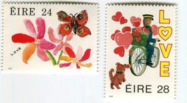 Briefmarken "Valentinstag". Irland.