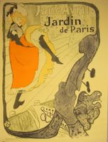 Jane Avril - Lautrec 1893 (Reprint/Nachdruck)