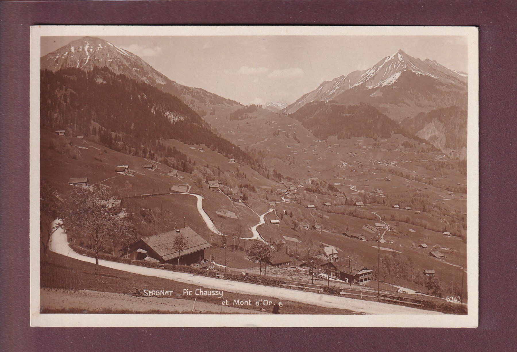 Cartoline postali: SERGNAT - Pic Chaussy - Mont d'Or – Usato da Pully venduto da nicecards