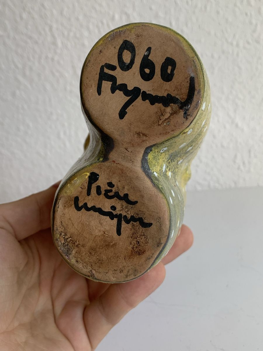 Vasi & Recipienti: André Freymond pièce unique, vase bicéphale  – Usato da Lausanne venduto da Nugget.Vintage 4