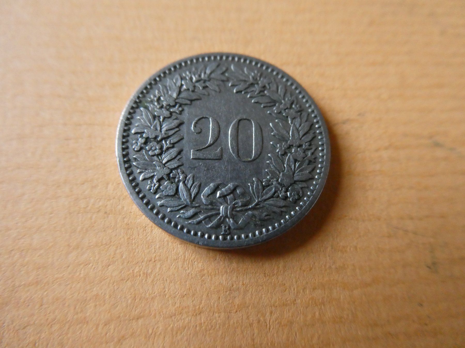 Tutti le monete: Schweiz 1898, 20 Rappen – Usato da Hinterforst venduto da Rohusri 1
