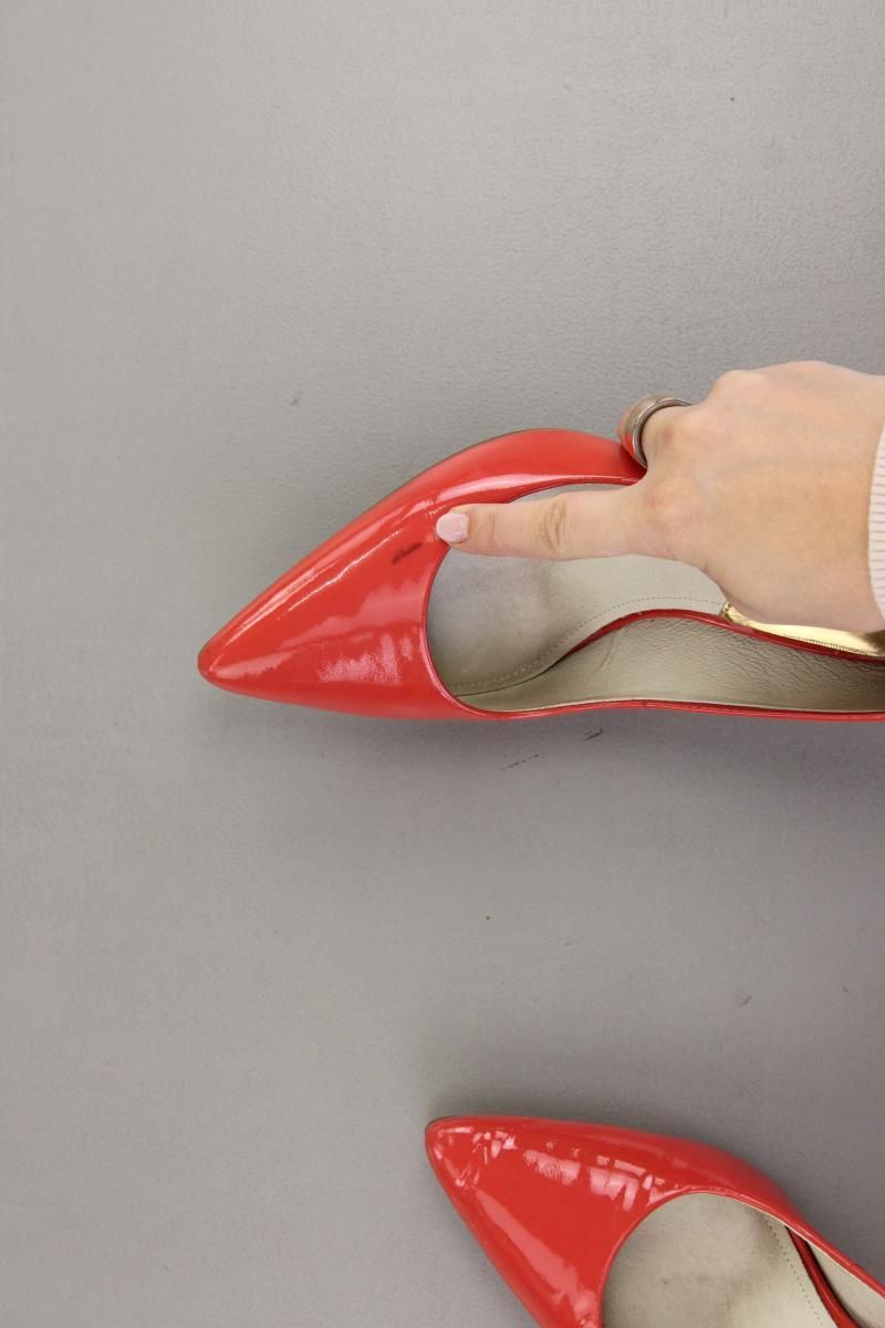 Damenschuhe: Michael Kors Pumps Gr. 38 rot aus Leder – Gebraucht aus Neustadt an der Waldnaab von SecondLifeFashion 4
