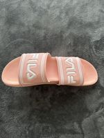 Claquettes Fila rose poudré
