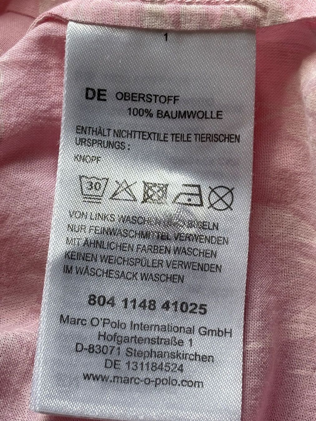 Tops: haut léger Marc Polo rose 100% coton   TM – D'occasion à Peseux par Cresus27 7