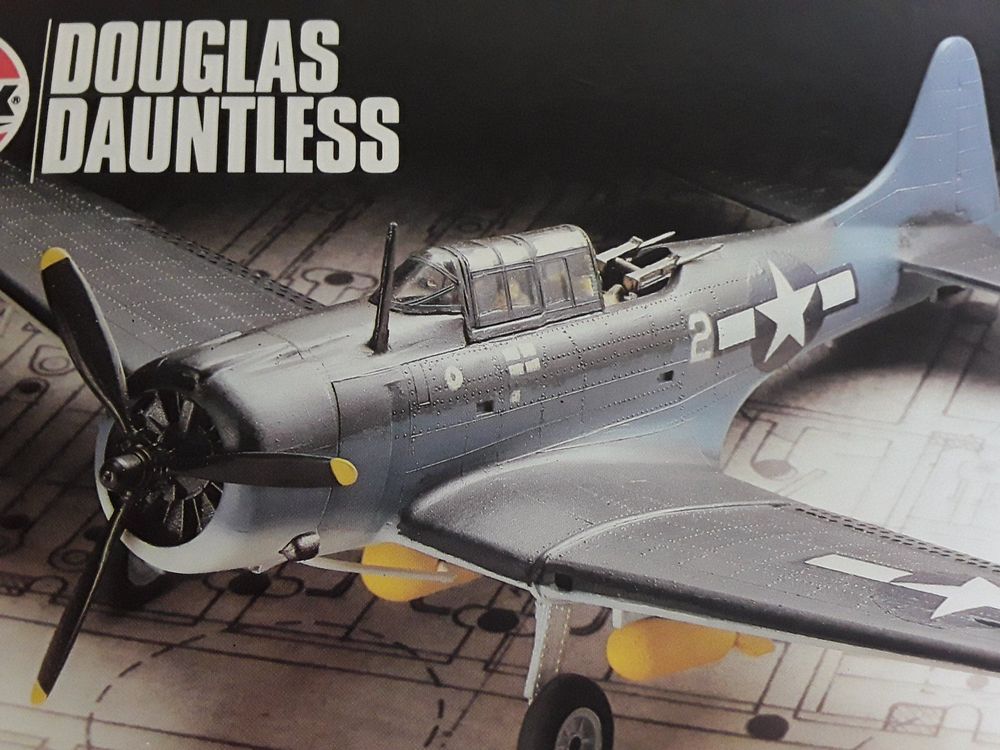 Douglas Dauntless DB1 Aeronavale 28,5Cm Etat Neuf +Boite Franklin Mint