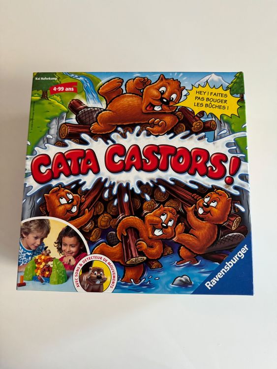 Jeu De Société CATA CASTORS Ravensburger Complet - Occasion - "Hey ! Faites Pas Bouger Les Bûches !"