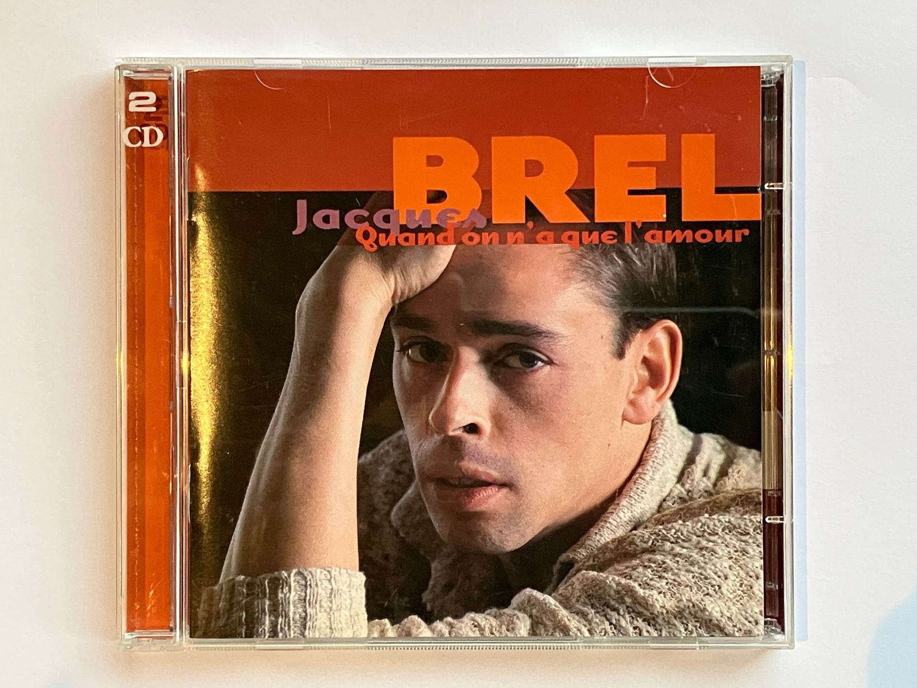 CD: Jacques Brel "Quand on a que l'Amour" 2 disques CD – Usato da Delley venduto da ogringo77