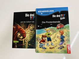 Bücher von „Die drei ???“ und „Die drei ??? Kids“