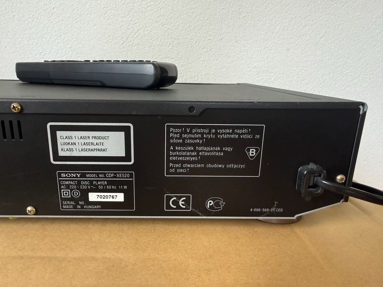Sony Lettore multimediale & Streamer: Sony DCP-XE520 – Usato da Urdorf venduto da Hamby 4