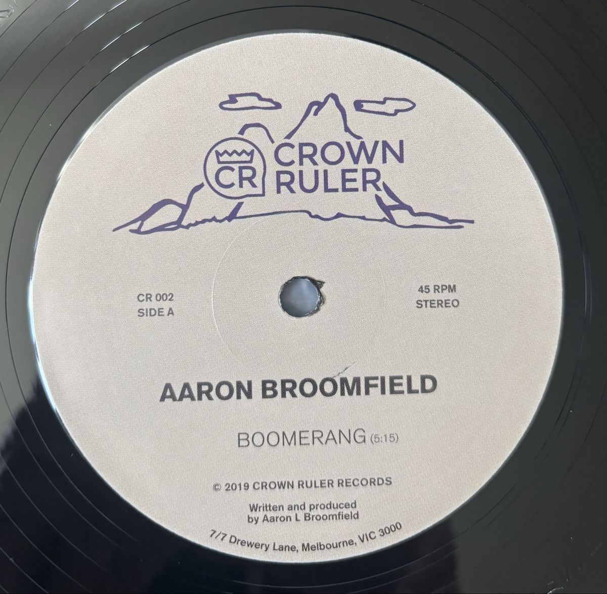 Dischi in vinile: Aaron Broomfield - Boomerang 12" M/M – Nuovo (secondo la descrizione) da Neuchâtel venduto da Deivid2 1