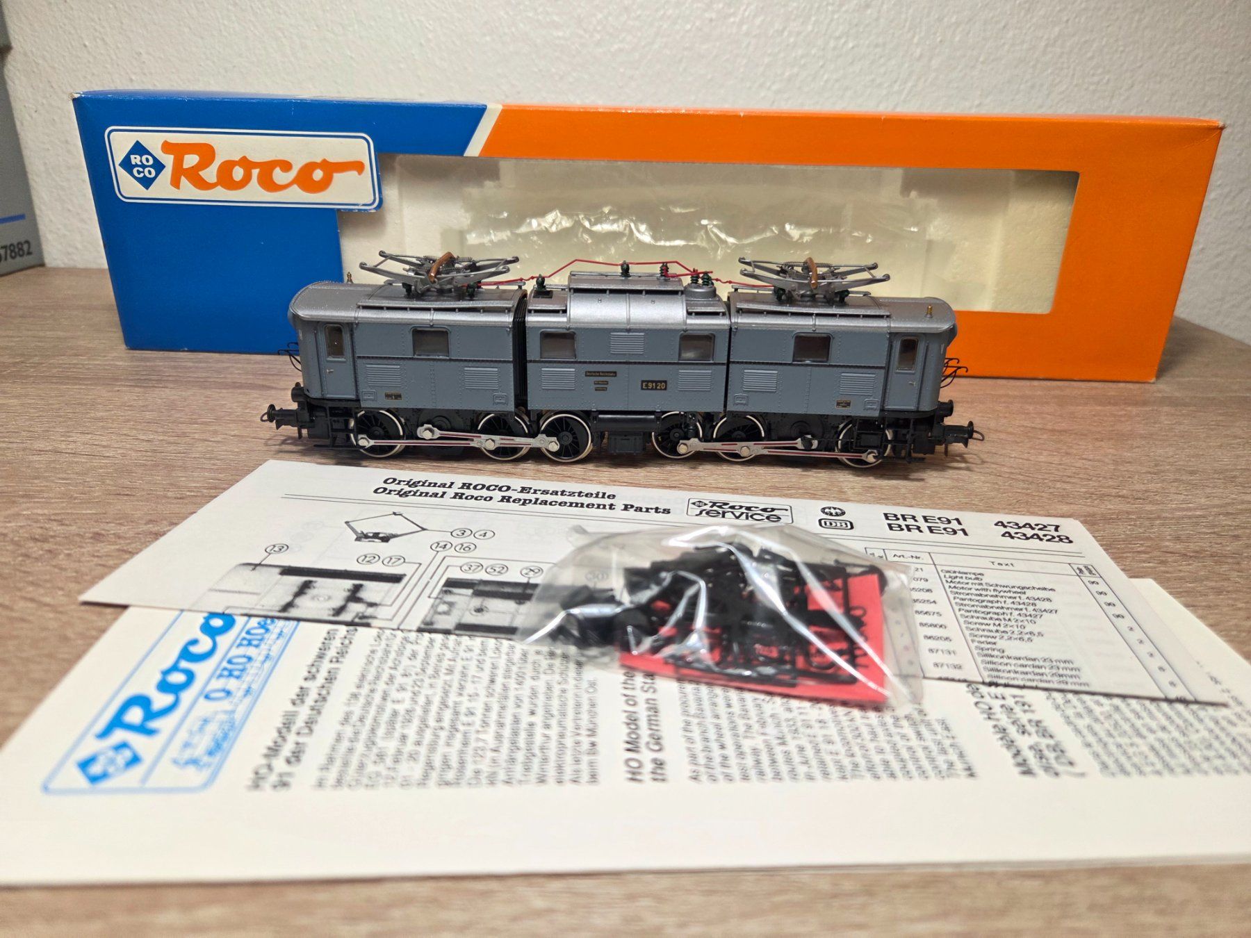 Roco Modelleisenbahnen: Roco 43427 E-Lok BR E91 DR H0 – Gebraucht aus St-Aubin-Sauges von Lo_Go 6