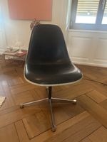 Vitra Eames leather side chair - Einzelstück aus den 70er 