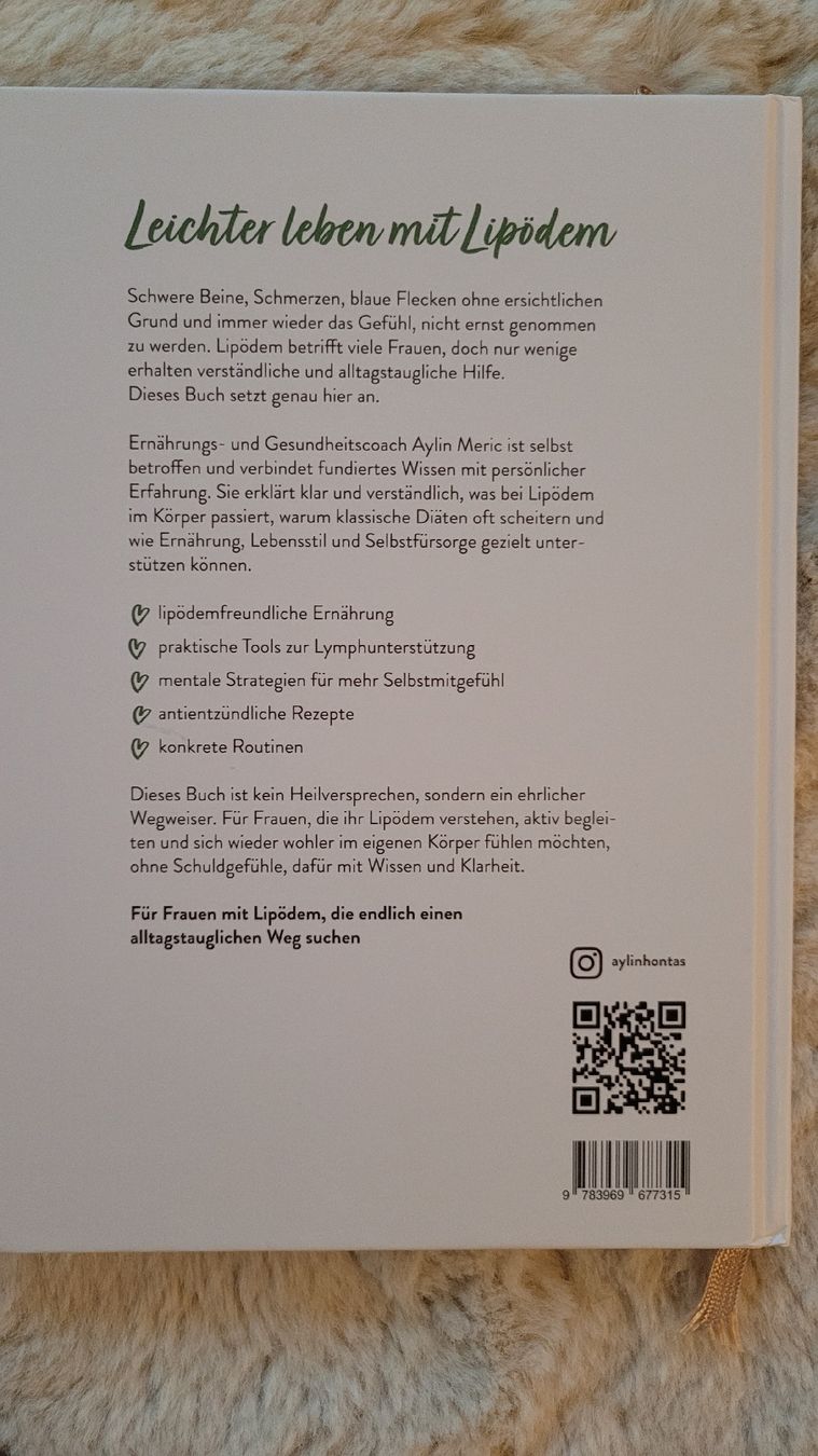 Bücher: Buch Lipödem Einfach Lindern von Aylin Meric – Gebraucht aus Horgenberg von Klatschmohnmaria 1