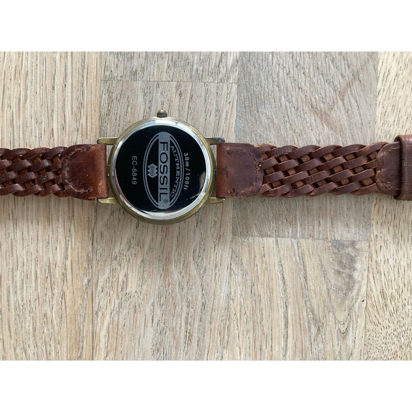 Fossil Orologi: Fossil mit Lederarmband - Vintage Look Top! – Usato da Engelburg venduto da Egowie 1