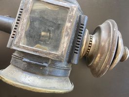 Antike Kutschenlampe