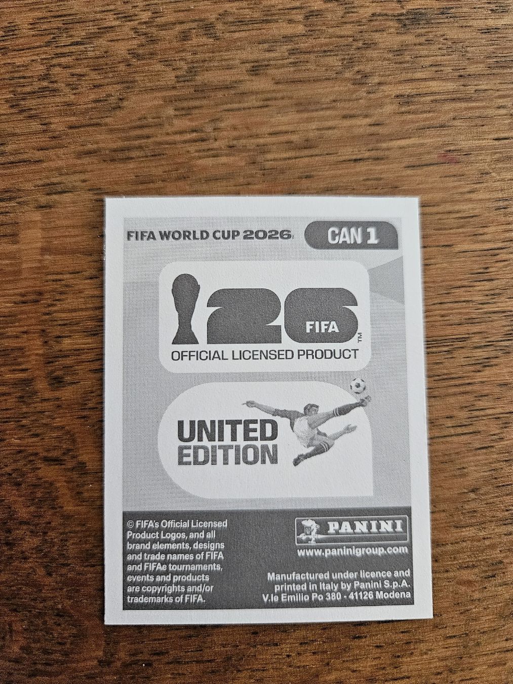 Panini Sammelbilder & Trading cards: Panini Sticker WM 2026 - CAN 1 – Neu (gemäss Beschreibung) aus Reinach BL von BaselStar 1
