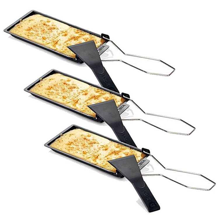 Boska Raclette Quattro – Aide De Cuisine Pour Raclette Et Barbecue – Noir