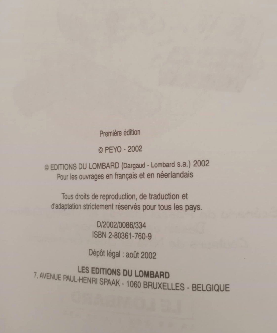 Comics: Benoît Brisefer - Chocolats et coups fourrés / EO 2002 TTBE – Gebraucht aus Le Locle von borgespatricia 3