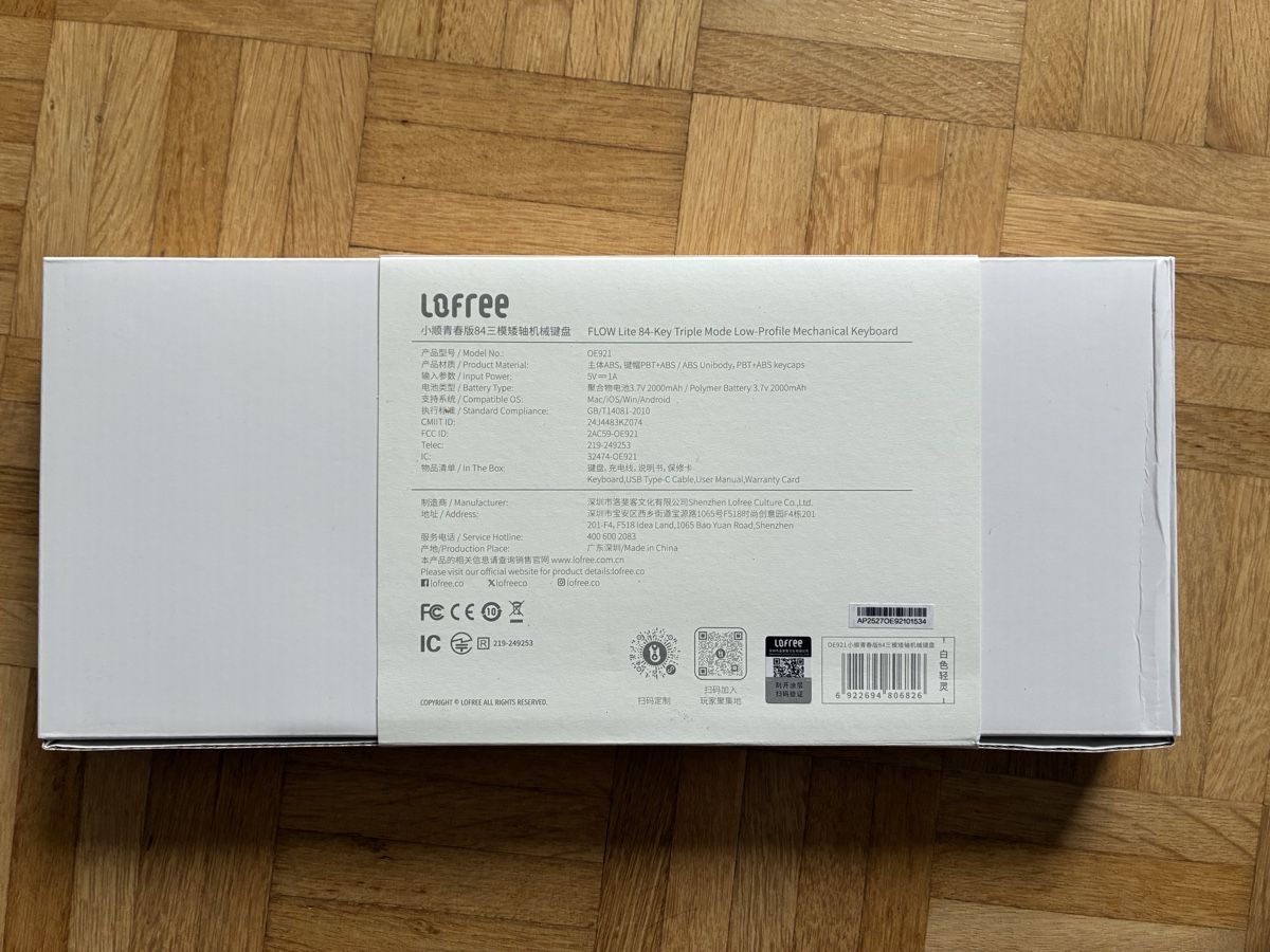 Tastiere: Flow Lite84 key low profile mechanical keyboard – Usato da Dietikon venduto da snoozer 5