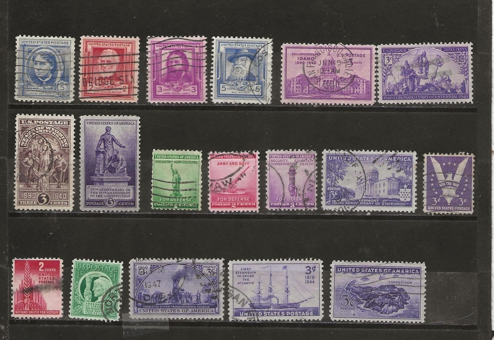 Tutti i francobolli: USA 1937 .... – Usato da Sion venduto da PierreP01 1