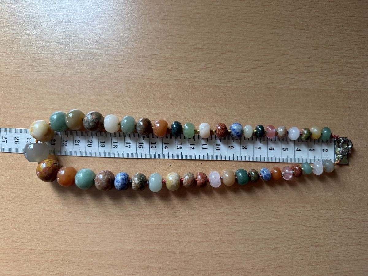 Catenine: Vintage gemischte Steine Halskette – Usato da Lamone venduto da LaCantinaMagica 9