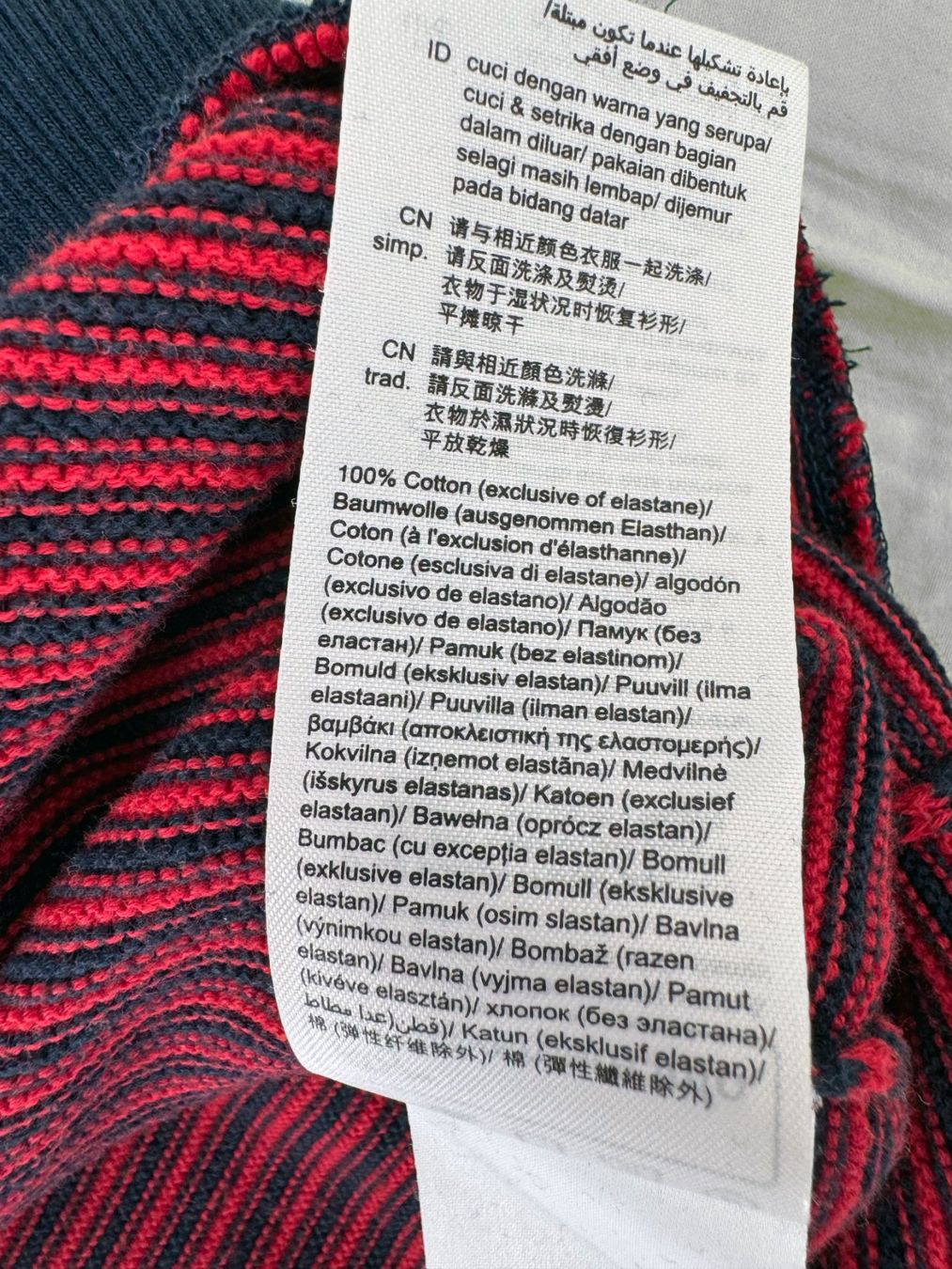 Maglioni & Felpe: Baumwoll Strickpullover rot blau, M, komplett erneuert – Nuovo (secondo la descrizione) da Luzern venduto da good.dog 9