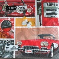 Serviette road runner (1095) 2Stk.