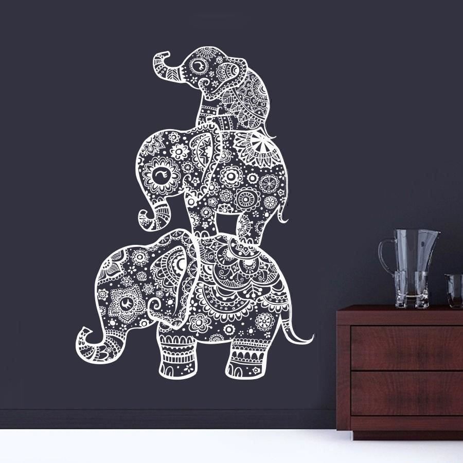 Sticker: Sticker mural éléphant indien Mandala – Nuovo e nell'imballaggio originale da Gurmels venduto da Swisspod
