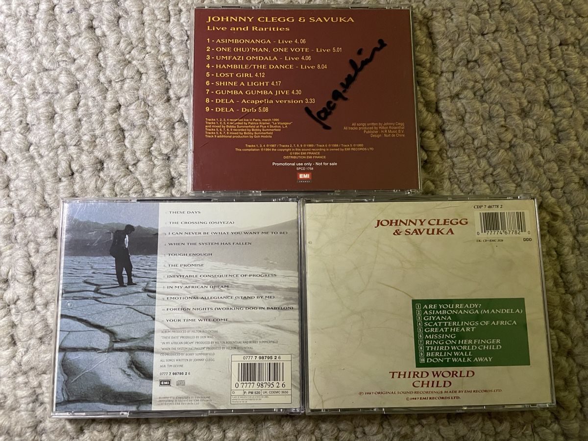 CDs: 3x Johnny Clegg & Savuka – D'occasion à Reinach AG par trigger7811 2