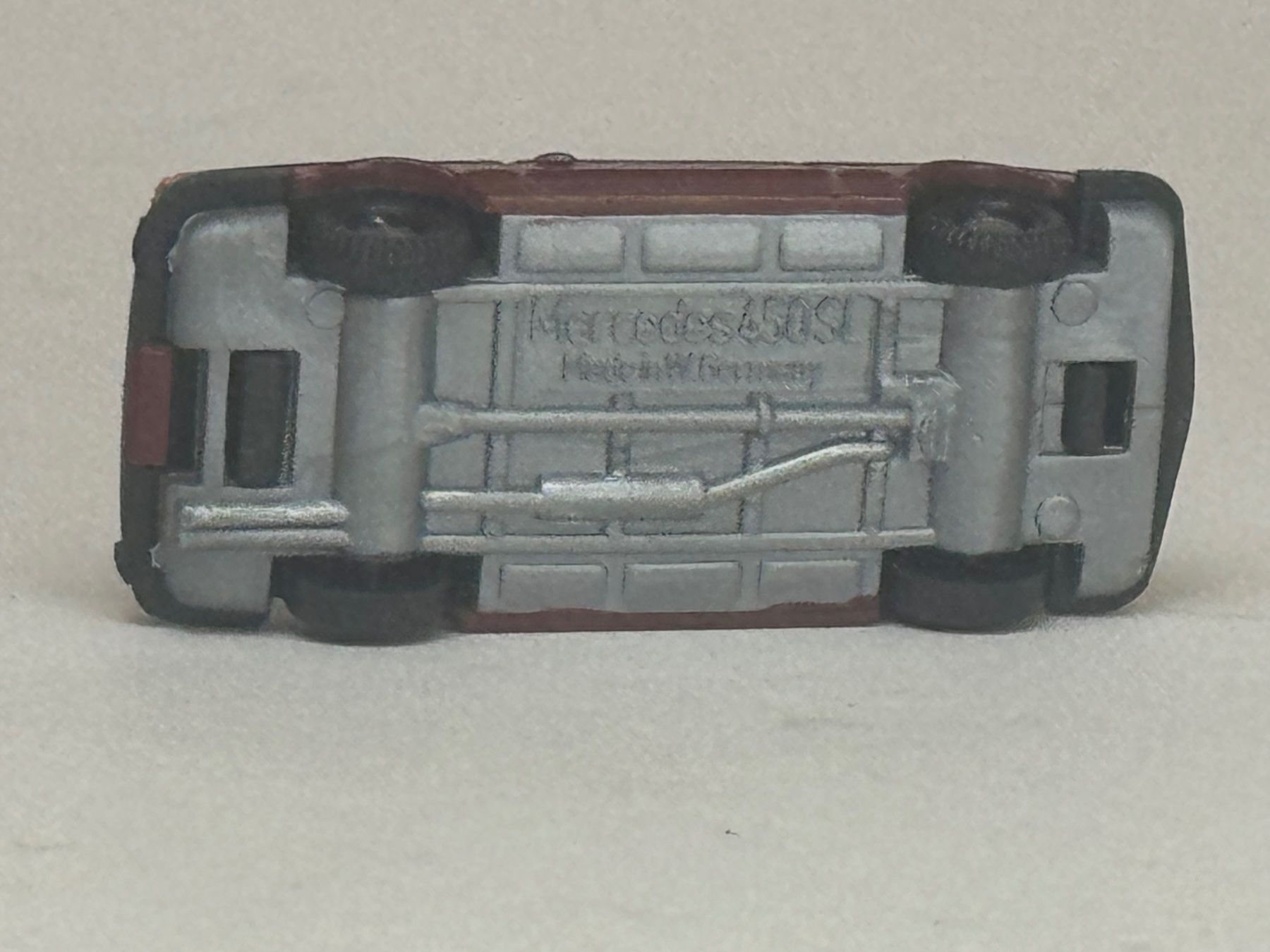 Modellini di ferrovie: GB- Mercedes 450 SL braunrot – Usato da Elm venduto da Wikmtz 2