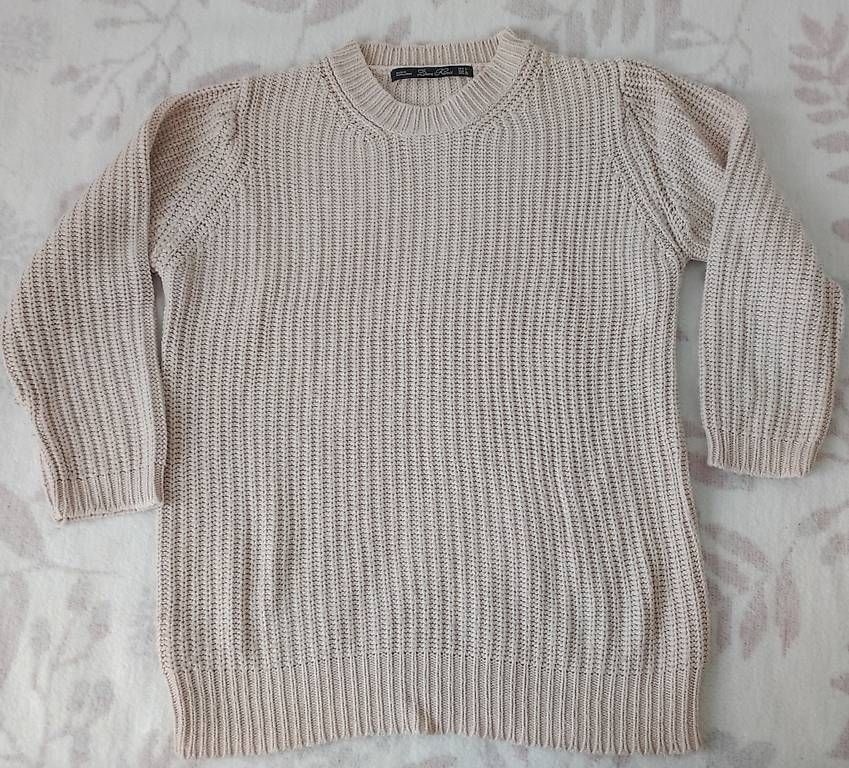 Zara Maglioni & Felpe: Zara Knit Beige Pullover Kurzarm – Usato da Sempach Station venduto da Szizi