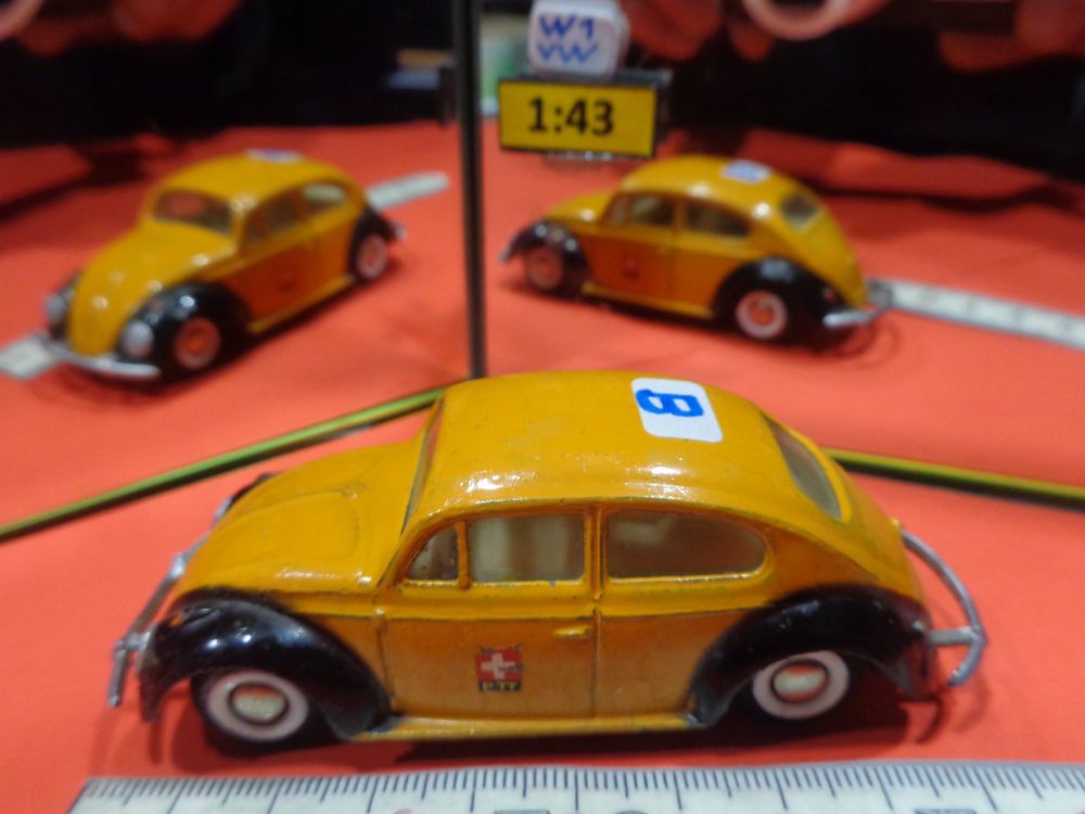Miniature Anguplas Mini Cars Volkswagen Coccinelle – Collection (état D'usage)