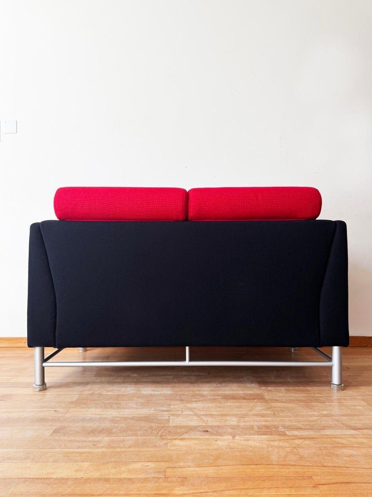 Knoll Sofas: Sottsass Memphis Knoll 80er Eastside 2 Sofa + 1Lounge Sessel – Gebraucht aus Basel von PorcelainKitten 6