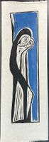 Jean Bünter. Maria mit Kind, 1966. Holzschnitt