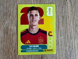 Fussball Sticker Dani Olmo ESP 16 Panini United Edition