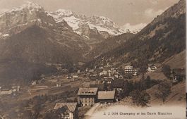 CHAMPÉRY et les Dents Blanches - 1919