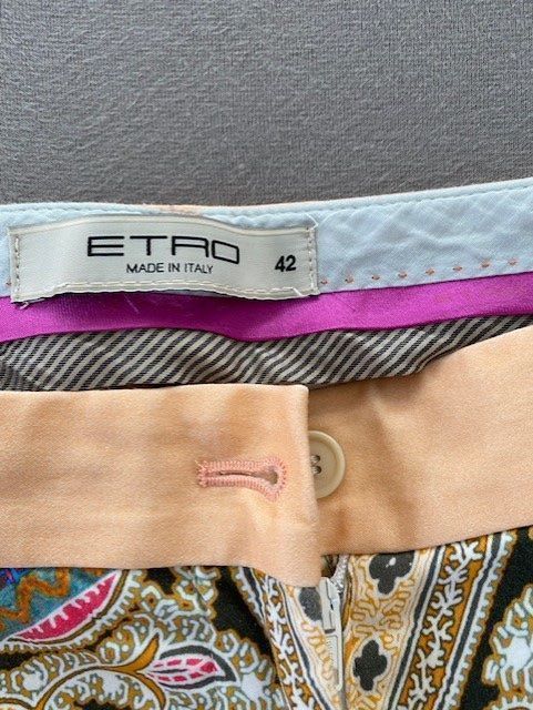 Etro Pantaloni: Etro pants IT 42 – Usato da Dallenwil venduto da ZD2019 1