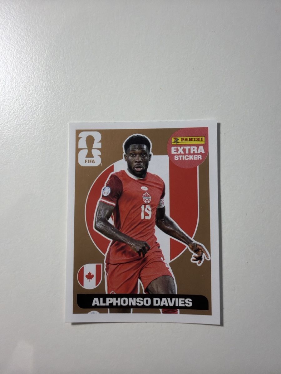 Panini Sammelbilder & Trading cards: WM 2026 Panini Alphonso Davies Bronze Extra Sticker – Neu (gemäss Beschreibung) aus Sissach von Janautovic