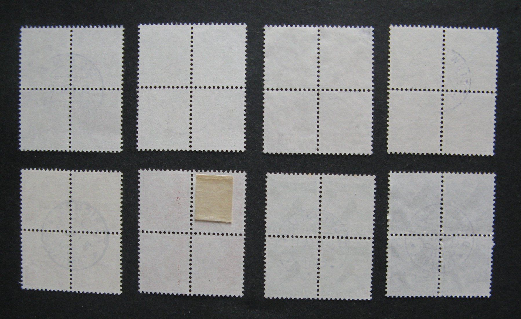 Alle Briefmarken: Landschaftsbilder Viererblocks gestempelt – Gebraucht aus Frauenfeld von Interessent1 1