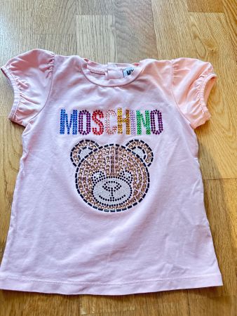 Moschino Strass Baby T-shirt 18 /24 Months