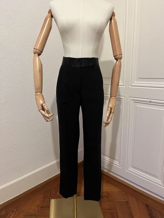 Zara Black Trousers, Basic Collection, Size M - Stylish!