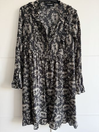 The Kooples Kleid, Gr. 36, Schwarz aus Seide