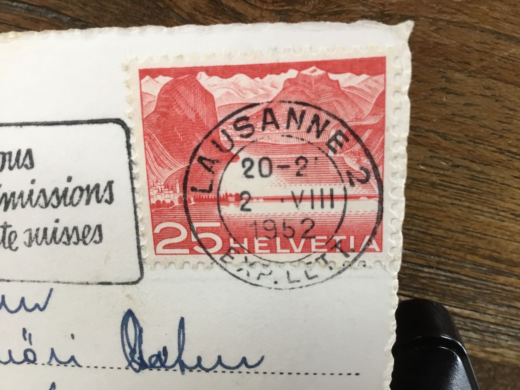 Cartoline postali: Lausanne Ansichtskarte, Grand Pont & Tour – Usato da Thierachern venduto da sweden08 1